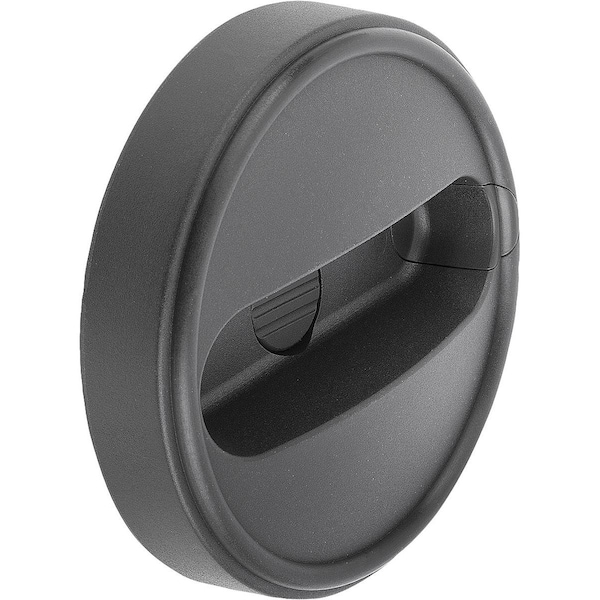Handwheel D1=80, Reamed Hole D2=12H7, Without Transverse Hole, Size:1, Thermoplastic, Without Grip